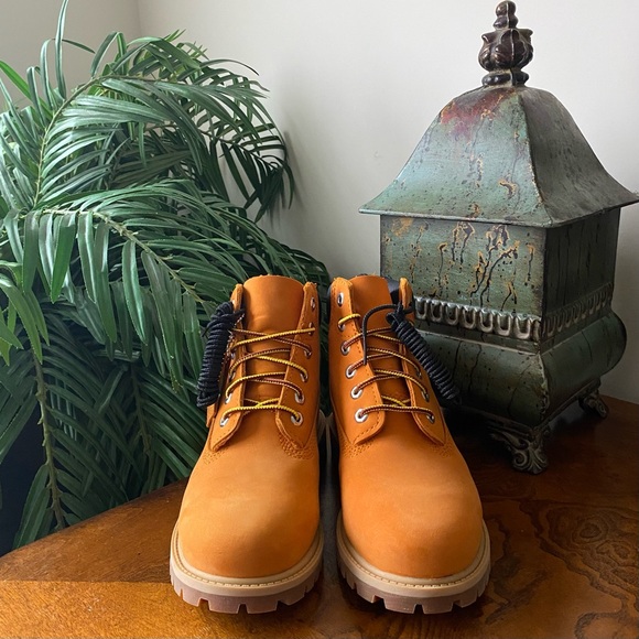 Timberland Premium 6” Waterproof Bright Orange Boots - Picture 3 of 8